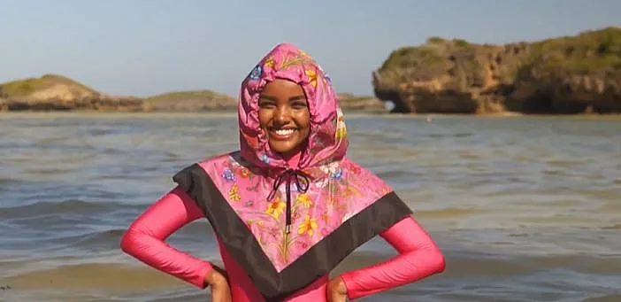 הדוגמנית הראשונה שהופיעה על מגזין ''ספורסטס אילוסטרייטד'' כשהיא לבושה חיג'אב ובורקיני - חלימה עדן