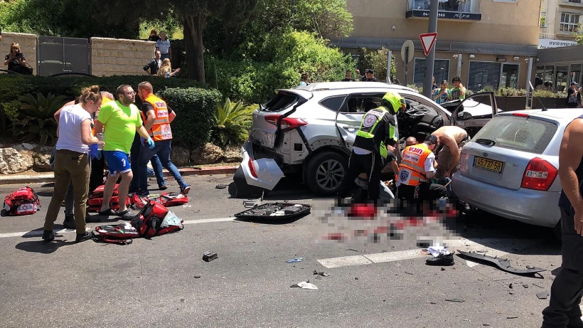 פיצוץ רכב במרכז הכרמל