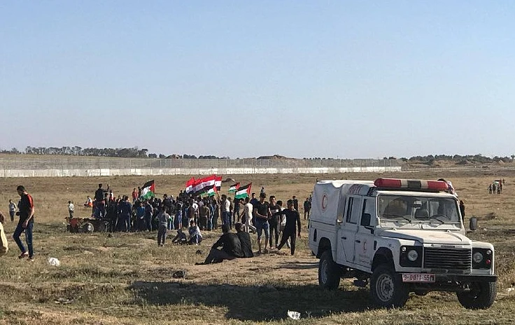 הפגנות ברצועת עזה