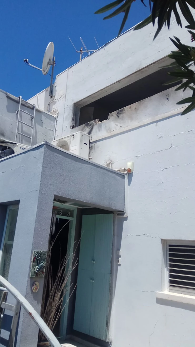 פגיעה ישירה בבית בעוטף