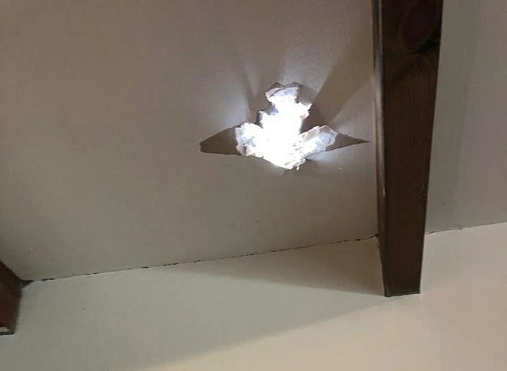 פגיעה ישירה בבית בעוטף