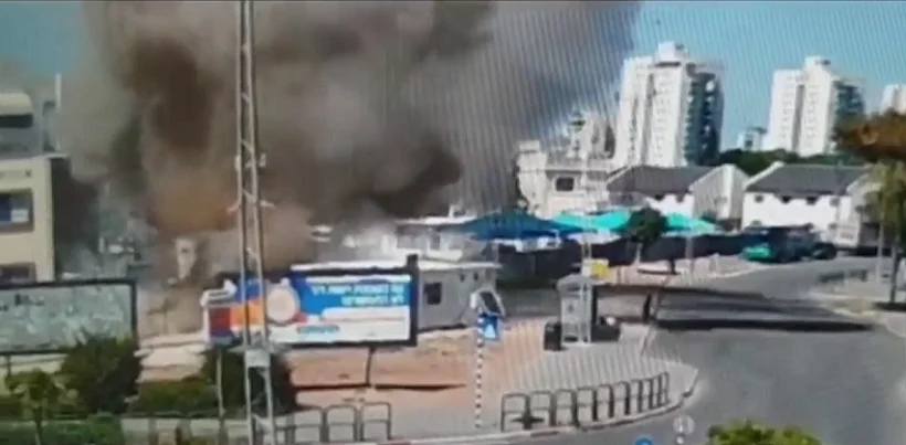 פגיעה ישירה בבית בקריית גת