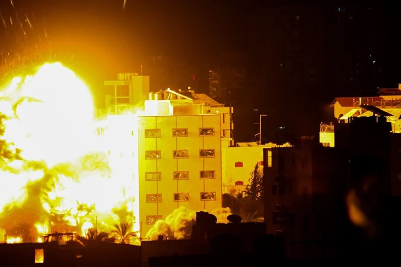 תיעוד הפצצות חיל האוויר בעזה