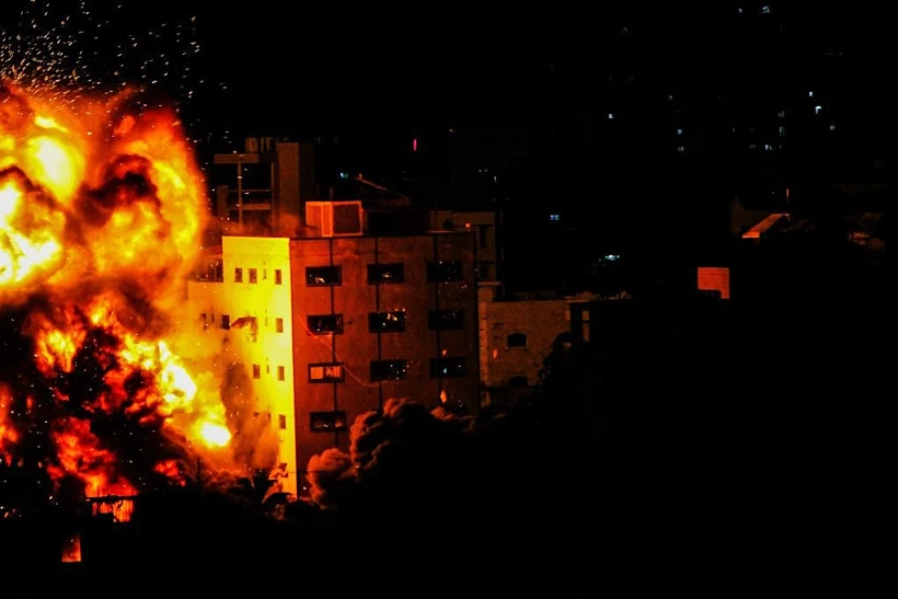 תיעוד הפצצות חיל האוויר בעזה