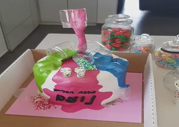 עוגת היום הולדת של נועם שנשארה שלמה