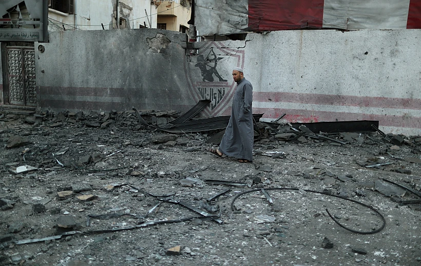 הנזקים ברצועת עזה מהתקיפות של חיל האוויר