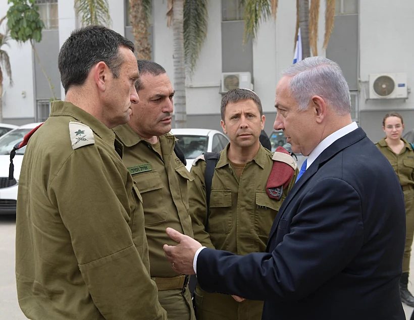 ביקור ראש הממשלה בנימין נתניהו בביקור בפיקוד דרום