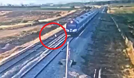 כמעט ונפגע ברכבת ישראל