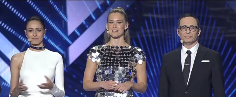 מנחי האירוויזיון בחזרות לפני תחילת התחרות