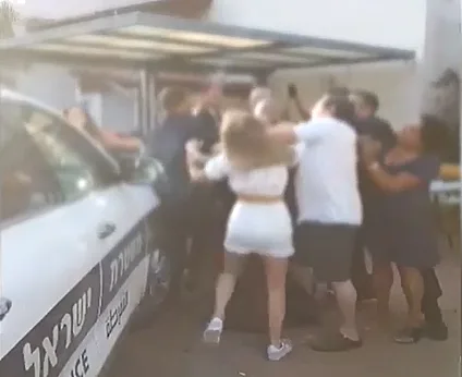 תיעוד ממסיבת היום הולדת שהפכה לקטטה אלימה