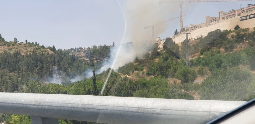 שרפה במבשרת ציון