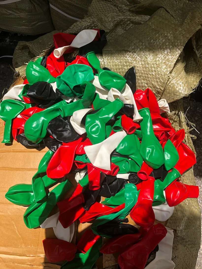 הברחת בלונים לרשות הפלסטינית