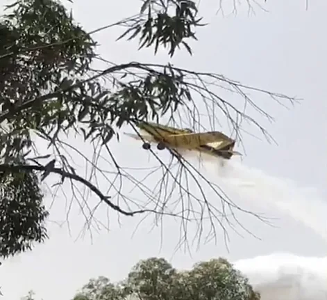 מטוס כיבוי אש בכרמיה