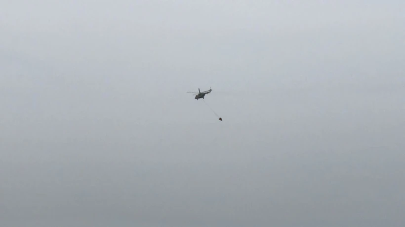 מסוק כיבוי מצרי בשמי אשדוד