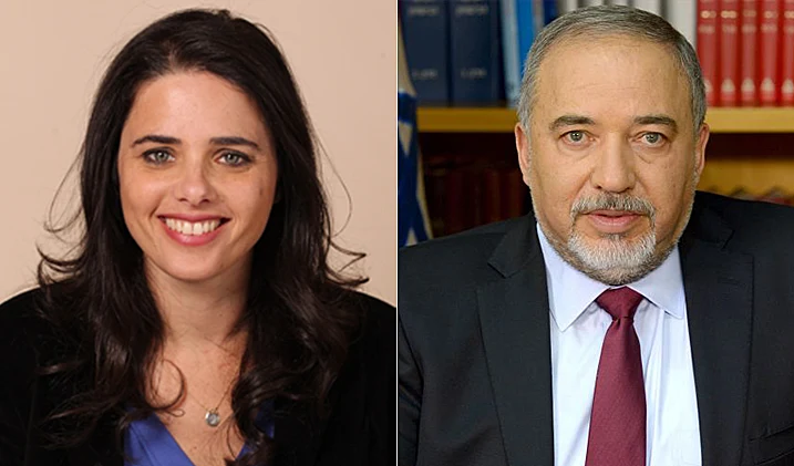 אביגדור ליברמן ואיילת שקד