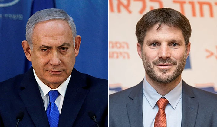 בצלאל סמוטריץ' ובנימין נתניהו