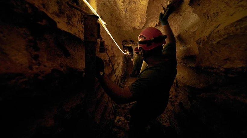 קטע ממנהרת טרור התקפית של ארגון הטרור ''חיזבאללה'' שנחפרה ממרחב הכפר רמיה בדרום לבנון