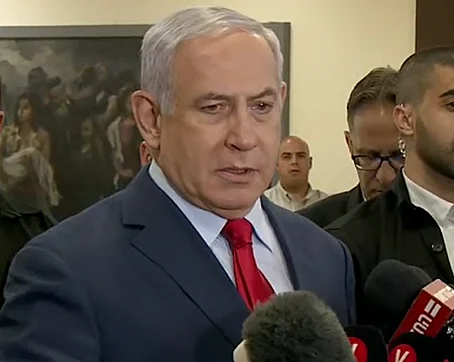 בנימין נתניהו לאחר הצבעת המליאה על פיזור הכנסת