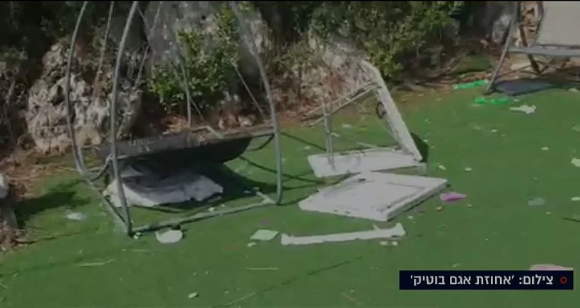 נזקים שגרמו בני נוער לווילה בצפון