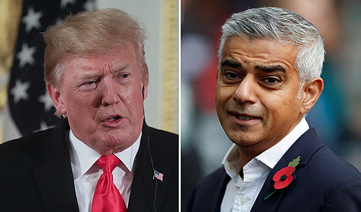 דונלנד טראמפ וסאדיק קאן