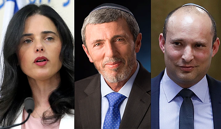 הרב רפי פרץ, איילת שקד ונפתלי בנט