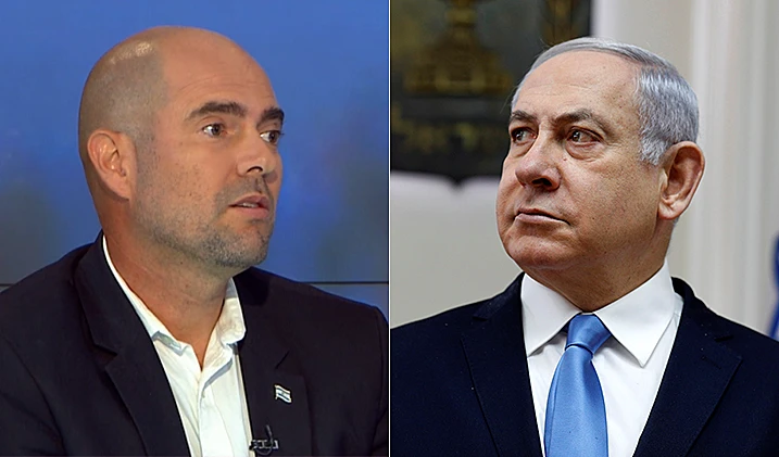 ראש הממשלה בנימין נתניהו ושר המשפטים אמיר אוחנה