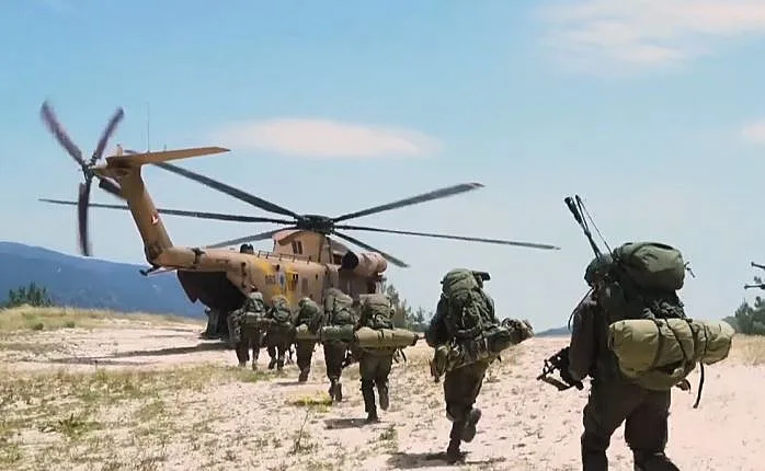 תרגיל מיוחד של לוחמי אגוז בקפריסין