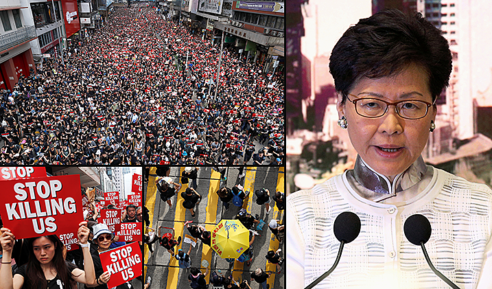 ההפגנות בהונג קונג בעקבות הצעת חוק ההסגרה לסין