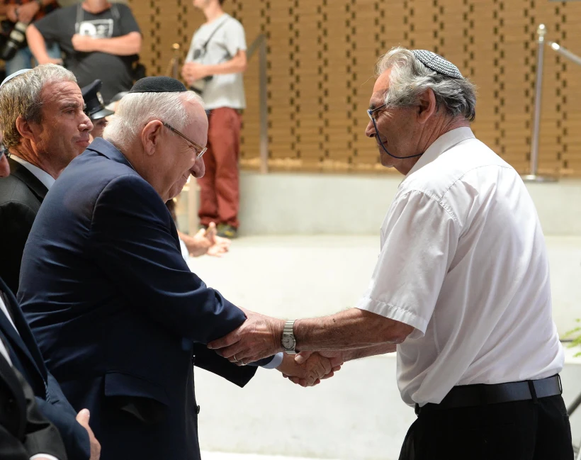 נשיא המדינה נשא דברים בטקס האזכרה לחללי מלחמת שלום הגליל