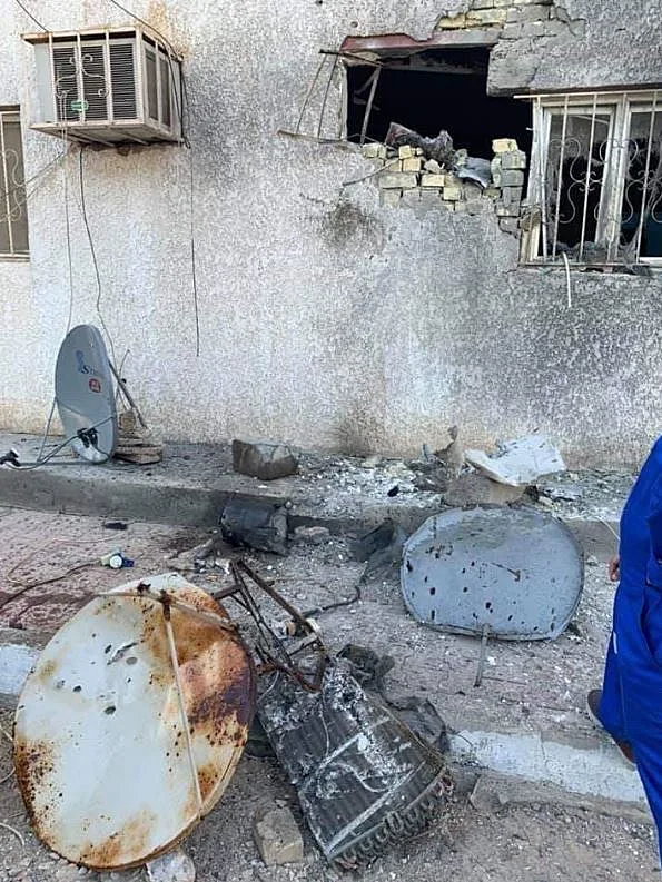 זירת הפגיעה בעיראק