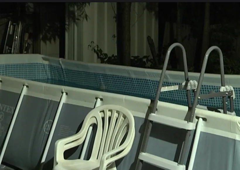 בריכת השחייה בה טבע רם כהן