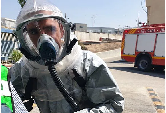 הזירה בבית שמש בה דלפו חומרים מסוכנים