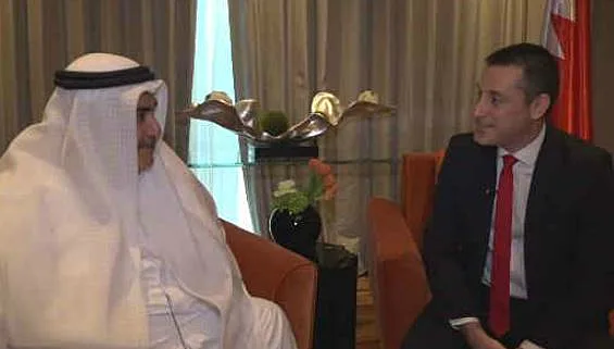 ברק רביד מראיין את שר החוץ הבחרייני