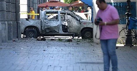 פיצוץ בתוניסיה מול מטה משטרה בבירה תוניס