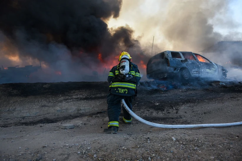 שריפות בעוטף עזה כתוצאה מטרור הבלונים