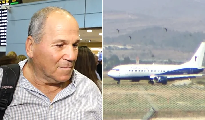 אבי יעקב, נוסע הטיסה שנקלעה למצב חירום לאחר שצמיג המטוס נקרע