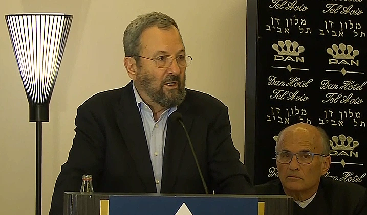 אהוד ברק במסע''ת של מפלגתו