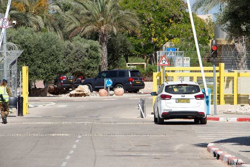 ביקור רה''מ באוגדת עזה