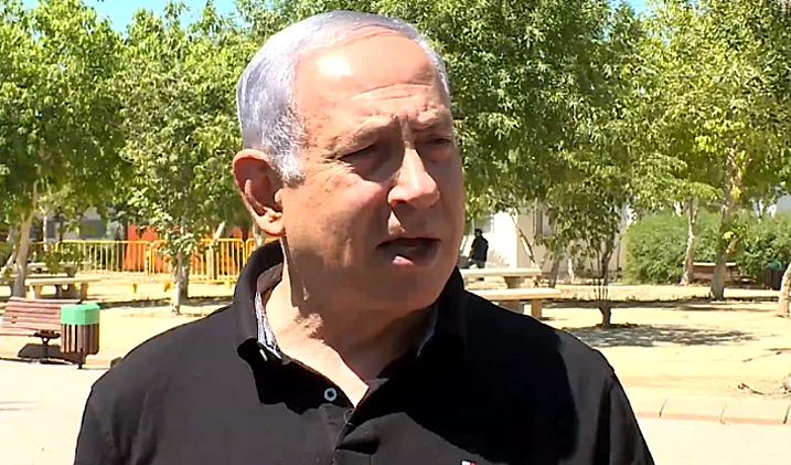 נתניהו בראיון לתקשורת לאחר דיון קבינט באוגדת עזה