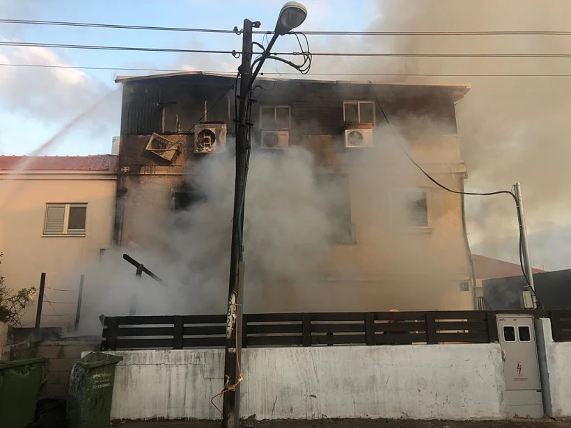 שריפה בראש העין