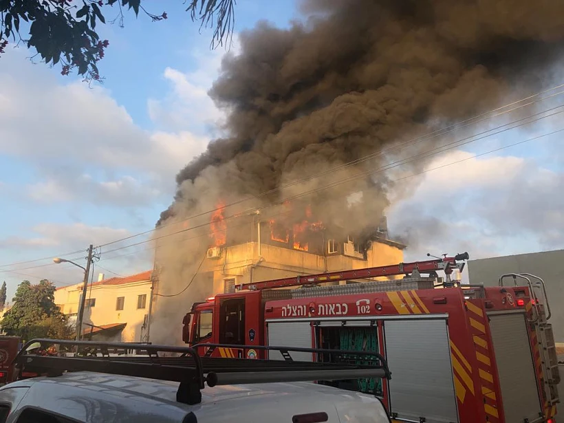 חשד להצתה בראש העין