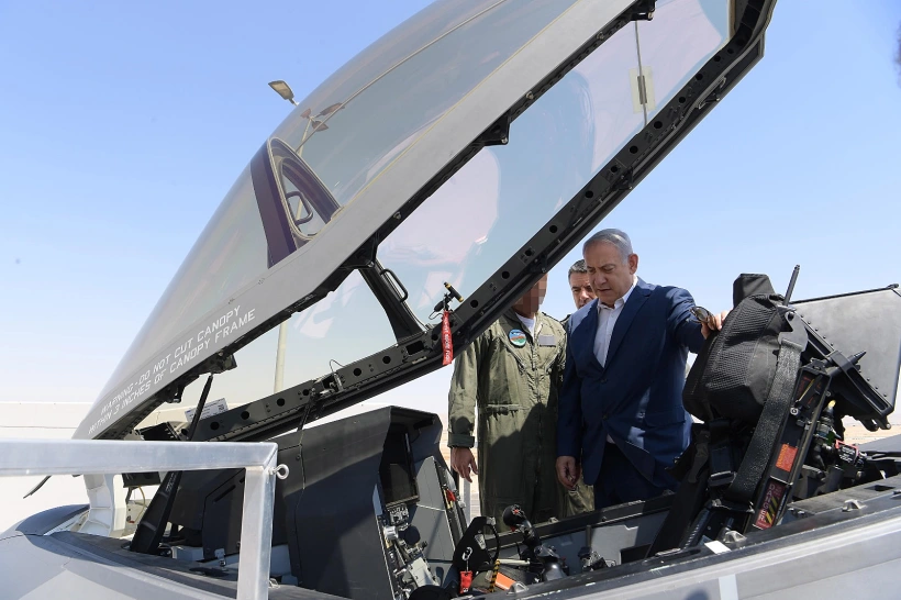 רה''מ נתניהו בביקור בבסיס חה''א נבטים