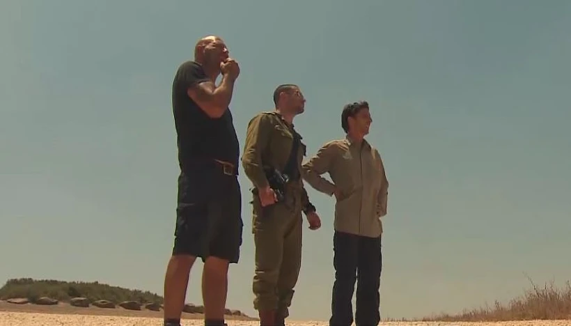 ז'אן ברמן, ז'אן ברמן ורס''ן שי טוביה משקיפים יחדיו בגבול הרצועה