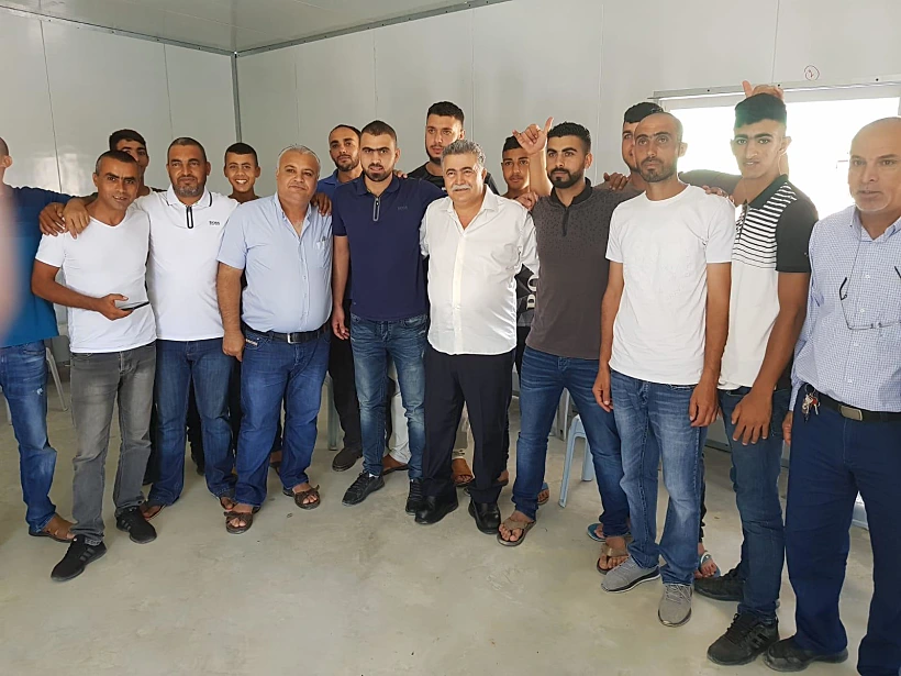 עמיר פרץ במהלך ביקור בלקיה