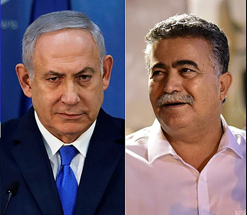 עמיר פרץ ובנימין נתניהו