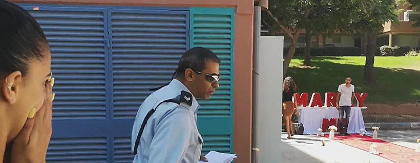 צופיה צוברי ברגע ההפתעה