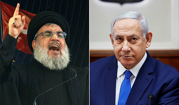 נתניהו ונסראללה