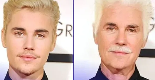 הזמר ג'סטין ביבר משתמש באפליקציית ''פייס-אפ''