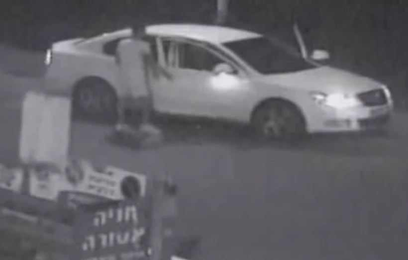 הנאשמים ברכב הגנוב, במהלך ניסיון החיסול בדרום