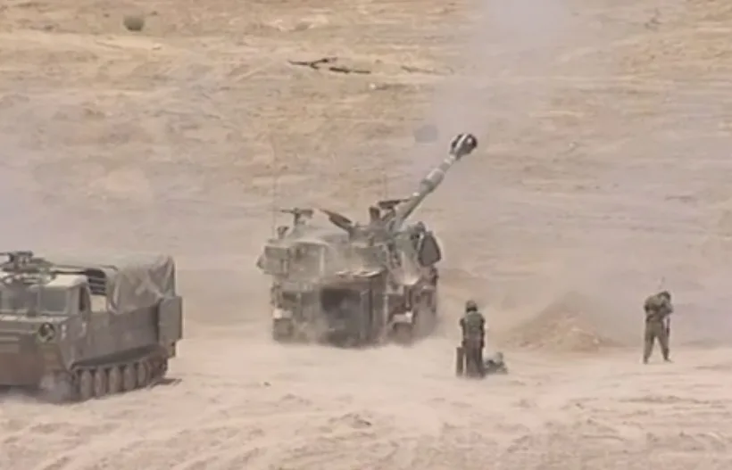 חיילים מתאמנים בבסיס צאלים